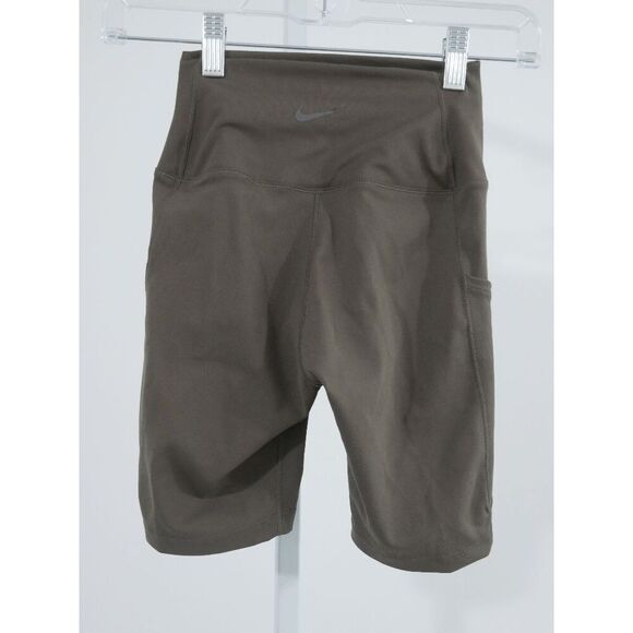 Nike Women's One High-Waisted 8" Biker Shorts With Pockets XS - Picture 3 of 7